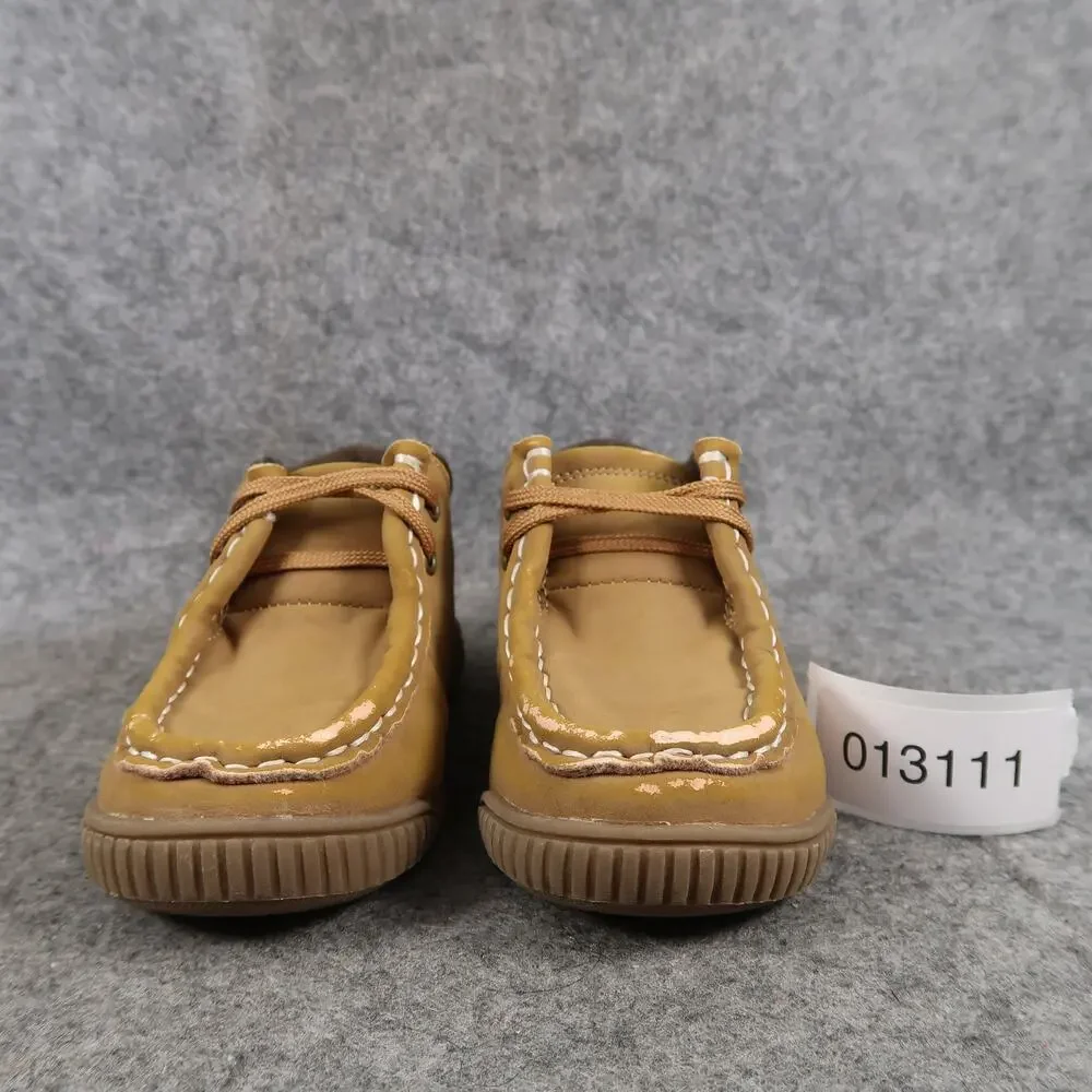 Childrens Place Shoes Baby Toddler 7 Bootie Sneaker Lace Up Moc Brown Trainer
